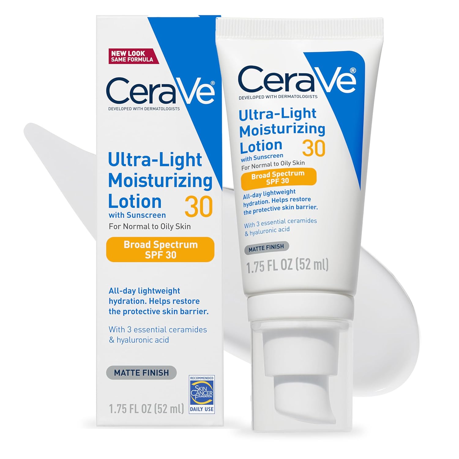 CeraVe Ultra-Light Moisturizing Face Lotion with Sunscreen